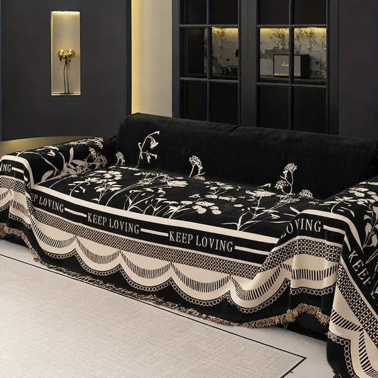 Vintage Chenille Sofa Cover
