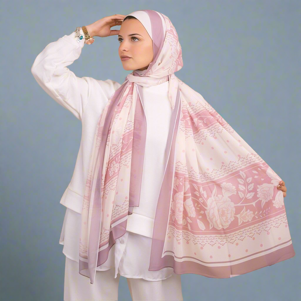 Dusky Rose Scarf
