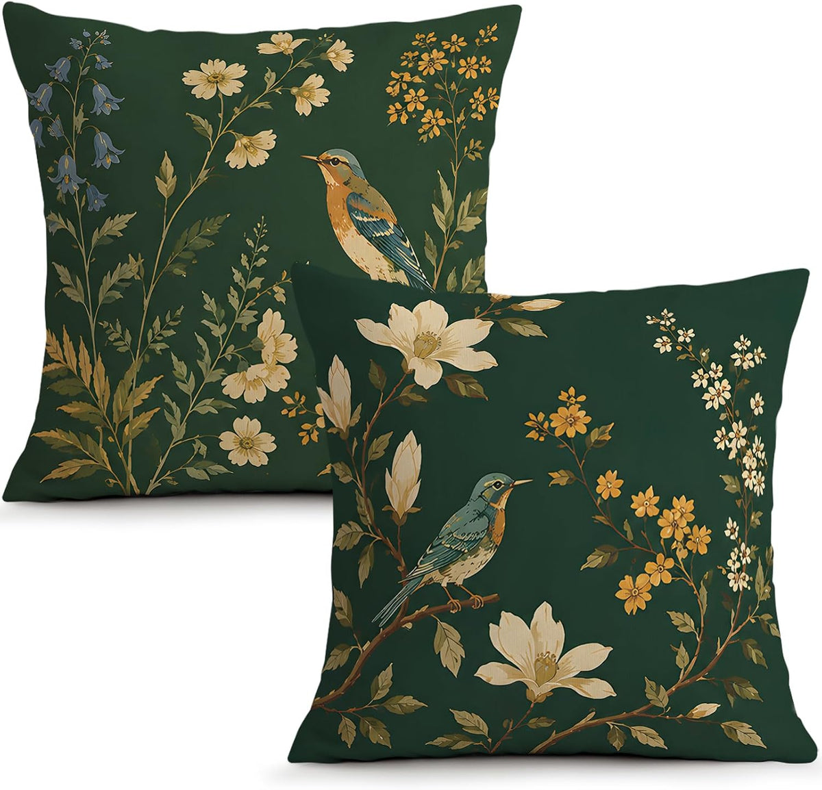 Green Nature Cushion Cover Pack of 2