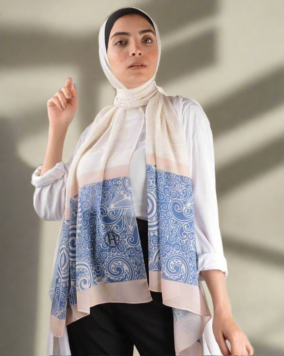Azure Tide Scarf