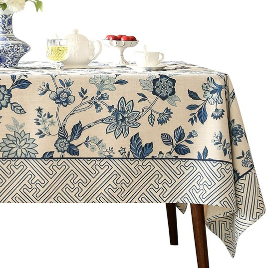 Mediterranean Blue Table Cover