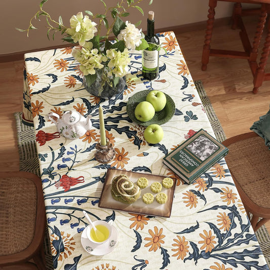 Artistic Botanical Table Cover