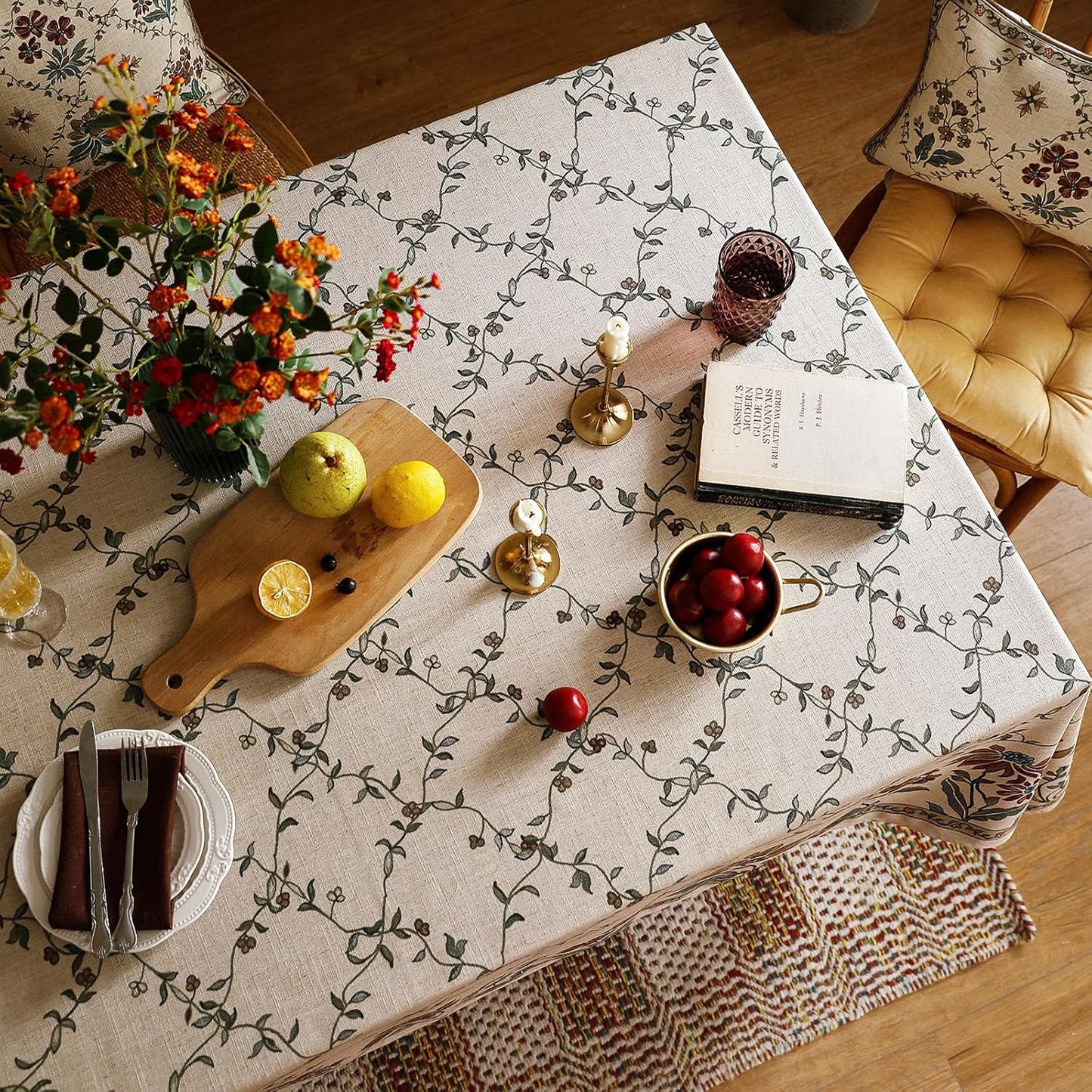 Rustic Bloom Table Cover