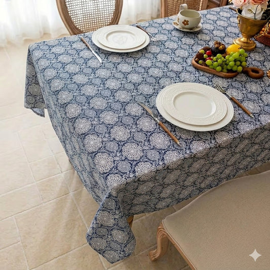 Blue Mandala Table Cover