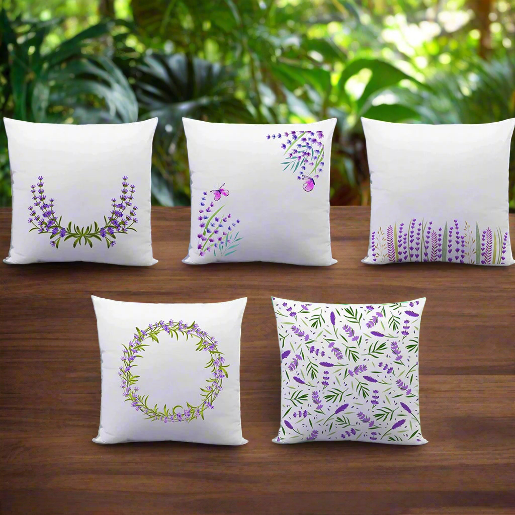 Flowery Crown Cushion Covers Pack of 5