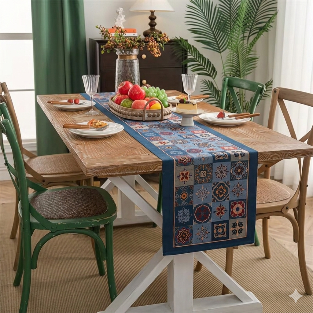 Moroccan Mosaic Table Runner