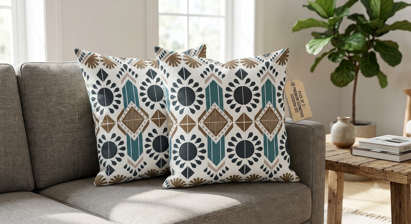 Earth Eco Cushion Cover Pack of 2