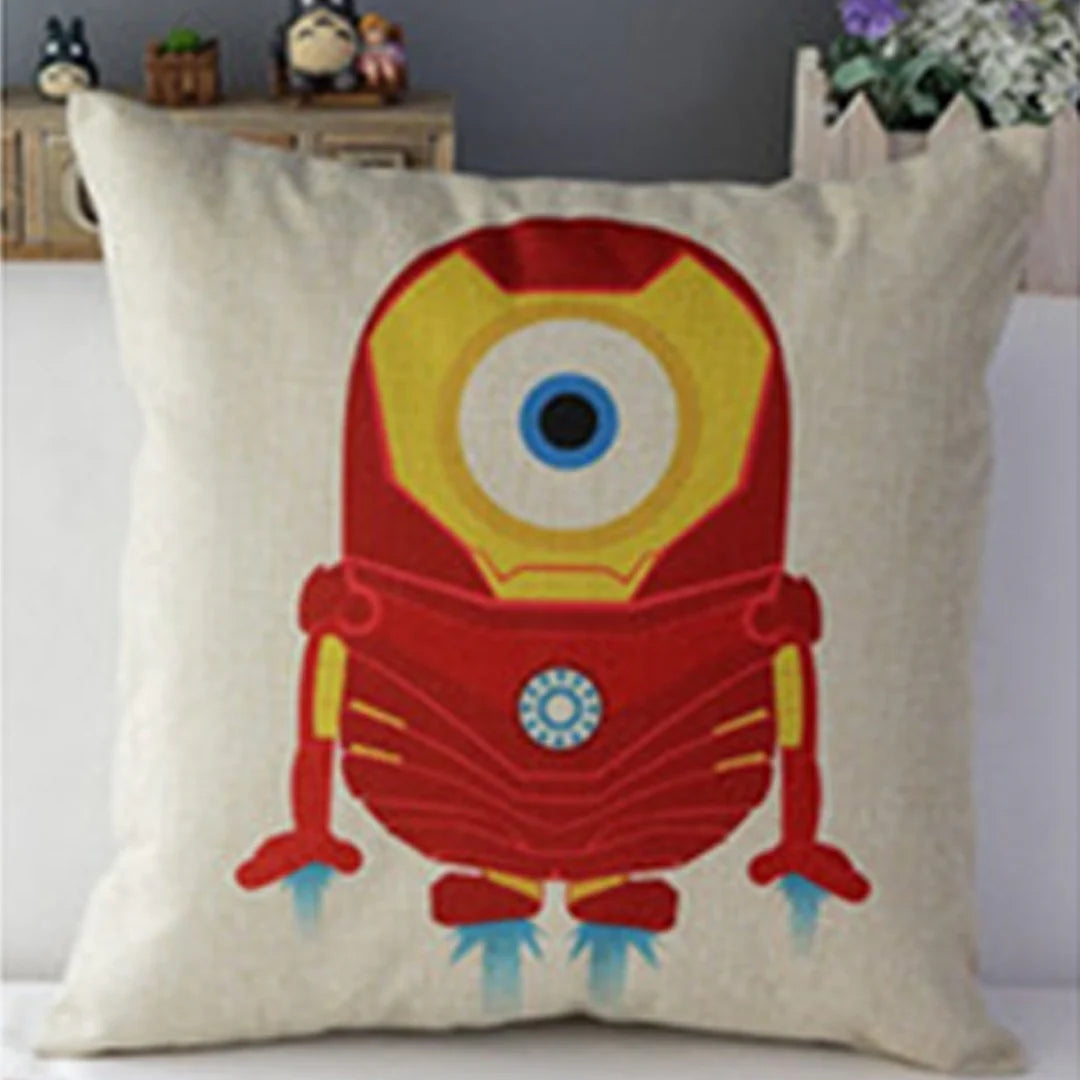 Minions Superheros Cushion Covers Pack of 7