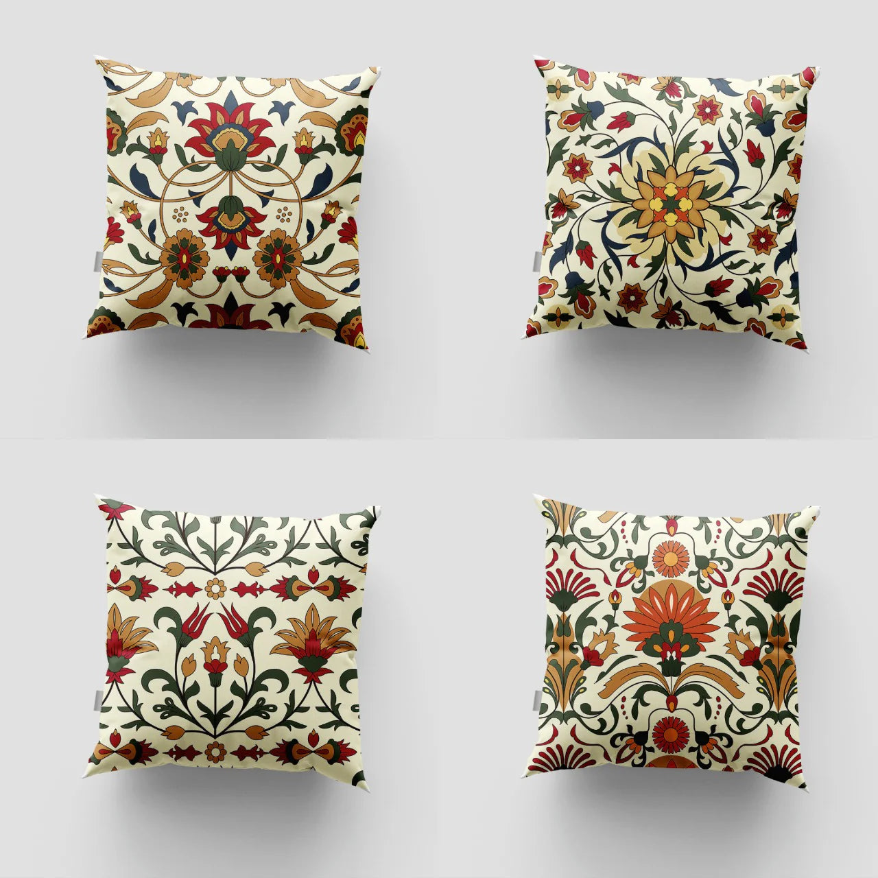 Persian Style throw Cushion Covers (Pack of 4)