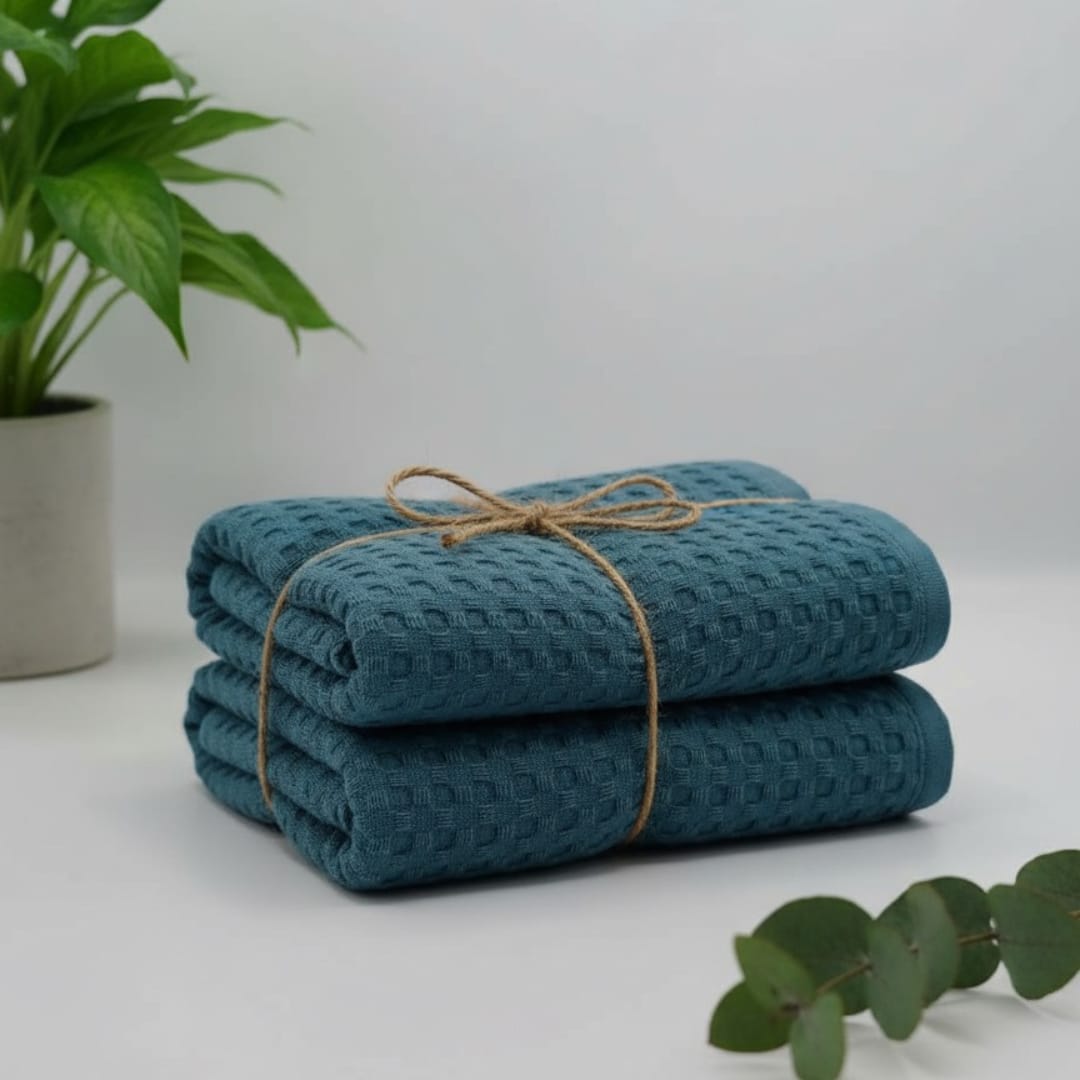 Baby Waffle Blankets Wrap in Neutral Colors