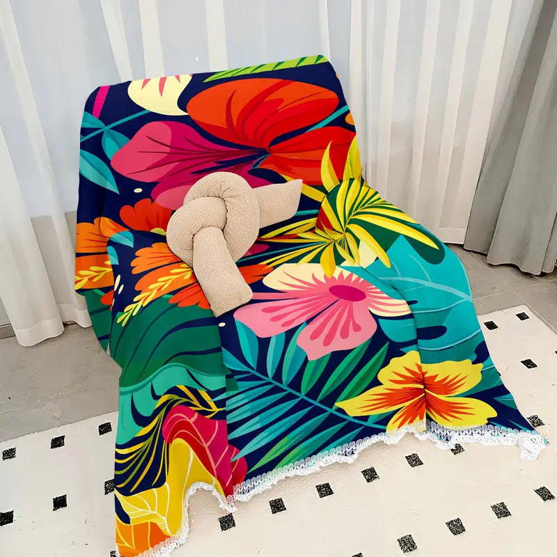 Hawaiian Hibiscus Sofa Cover