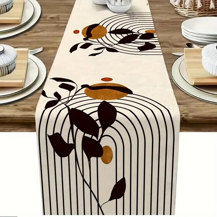 Abstract Vines Table Runner