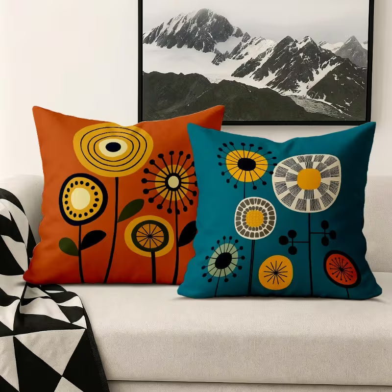 The Atomic Meadow Cushion Covers Pack of 2