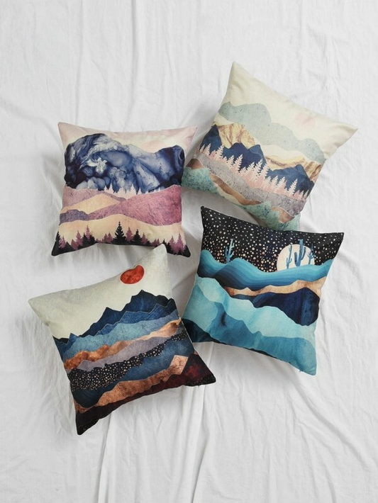 Twilight Landscap Cushion Covers Pack of 4