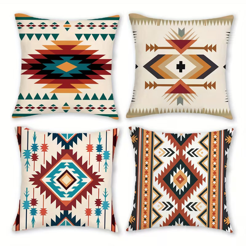 Aztec Heritage Cushion Covers Pack of 4