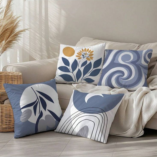 Twilight Leaves Cushion Covers (Pack of 4)