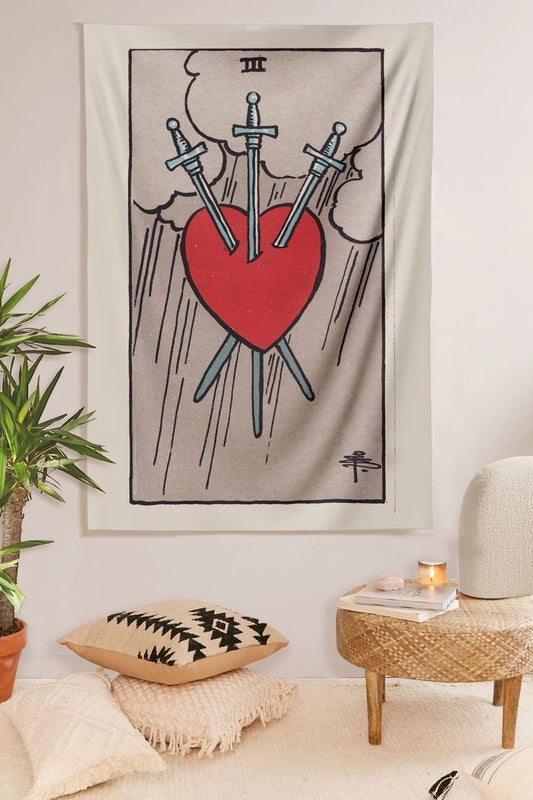 3 OF SWORDS TAPESTRY