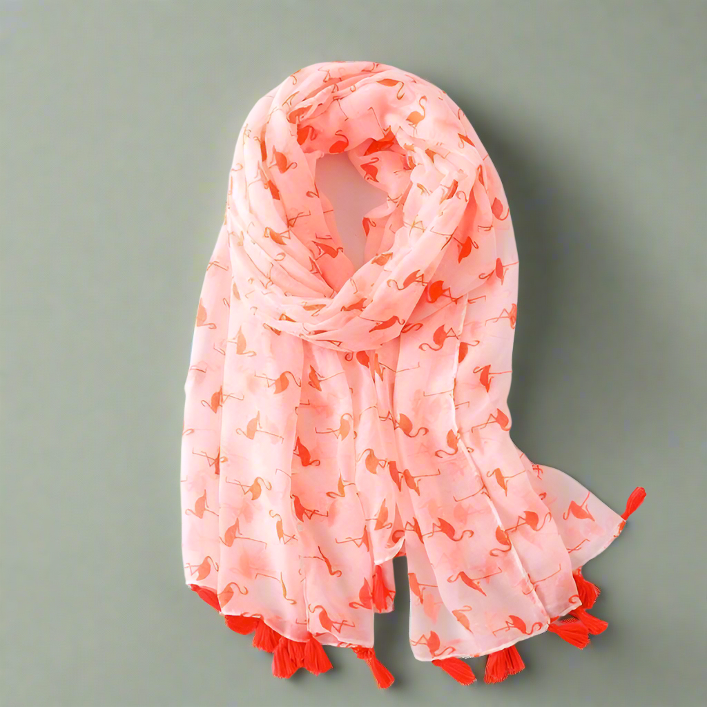Flamingo Sunset Scarf