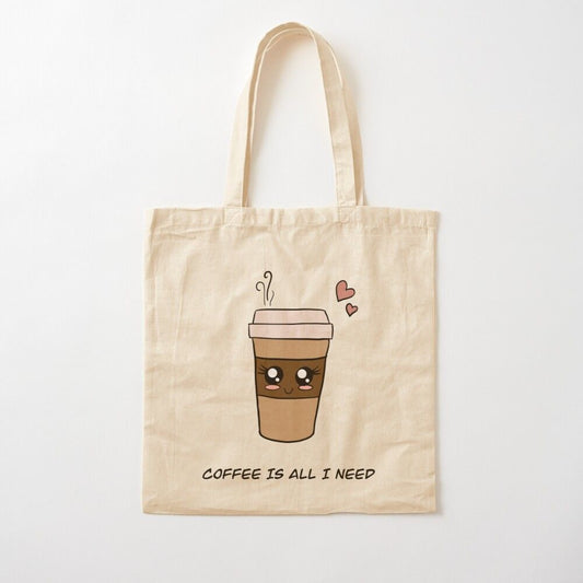 Caffeine Cutie Tote Bag