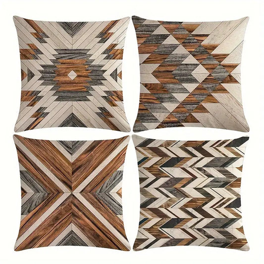 Marble Splicing Cushion Covers (Pack of 4)