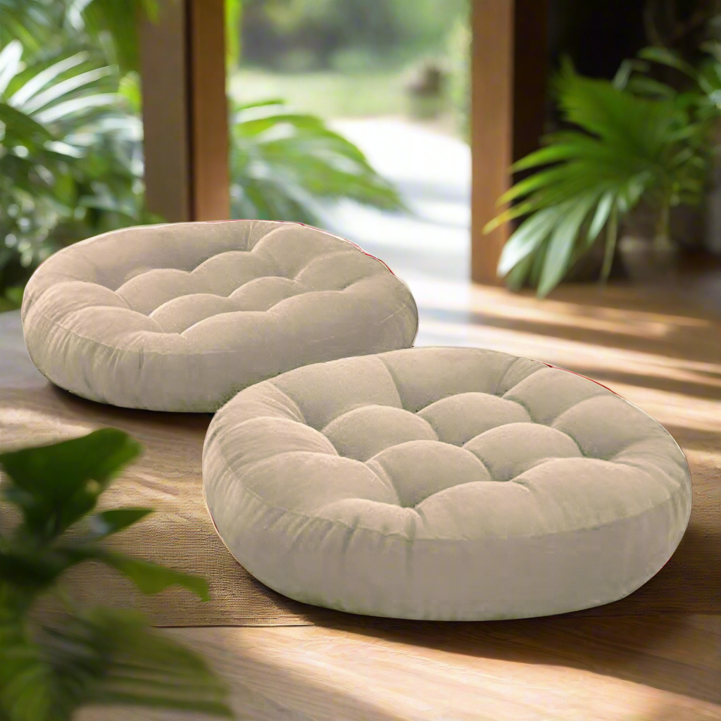 Super Velvet Floor Cushions (Pack of 2)