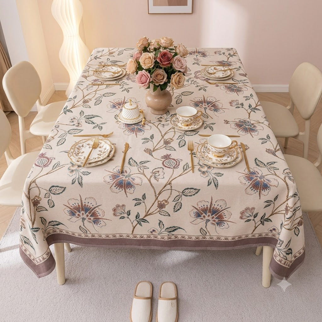Pastel Bloom Table Cover