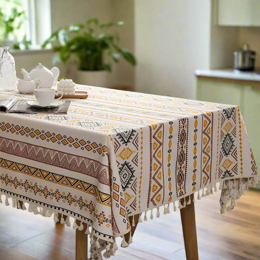 Retro Ethnic Table Cover