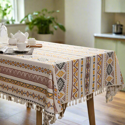Retro Ethnic Table Cover