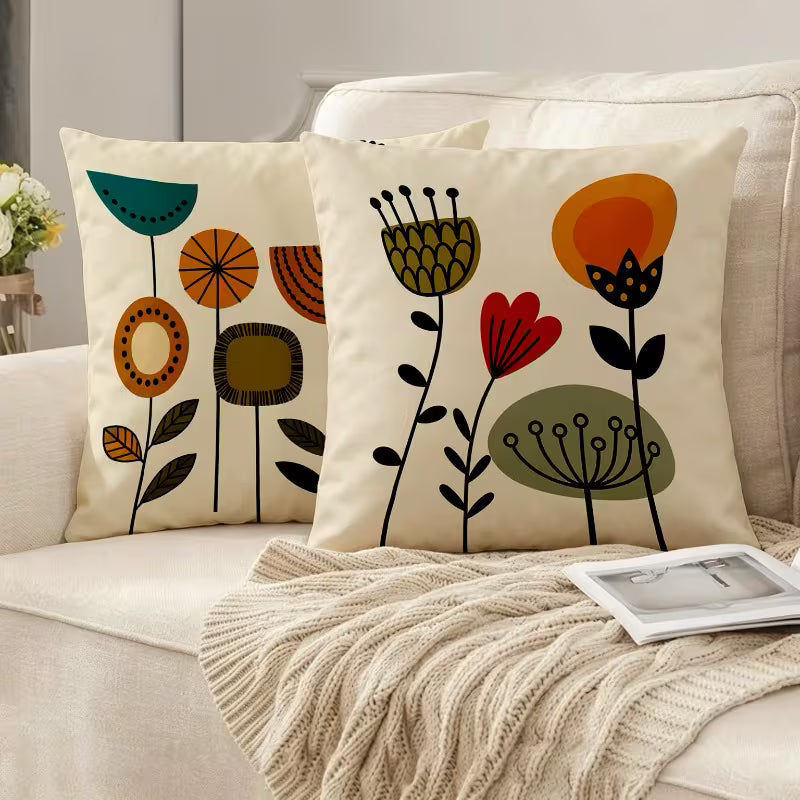 Scandi Bloom Cushion Covers Pack of 2