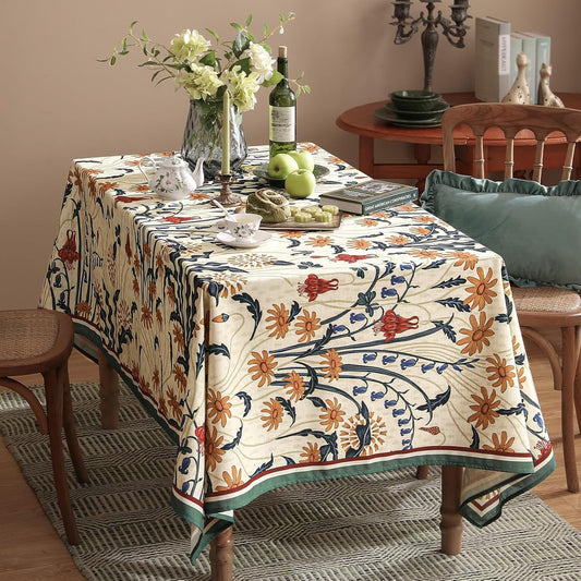 Artistic Botanical Table Cover