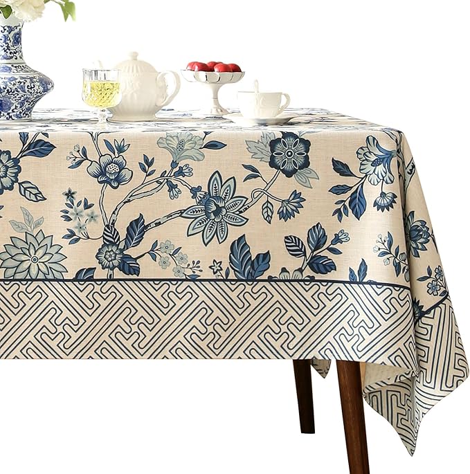 Mediterranean Blue Table Cover