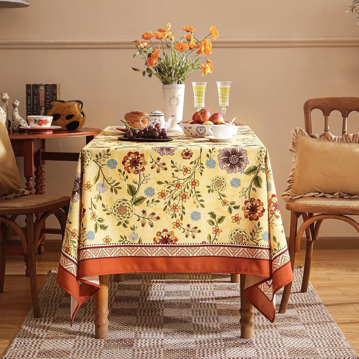 Bohemian Yellow Table Cover