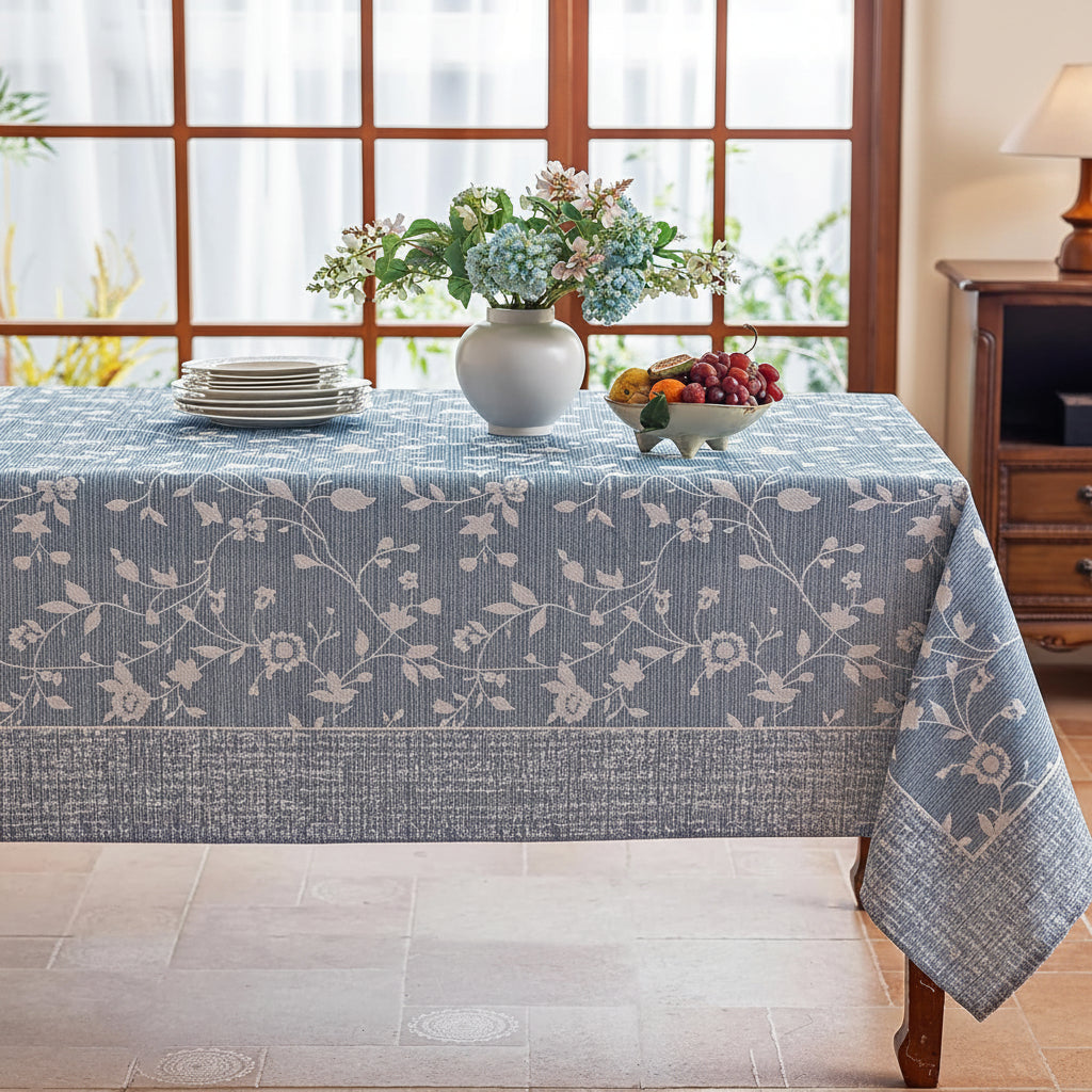 Vintage Sky Floral Table Cover