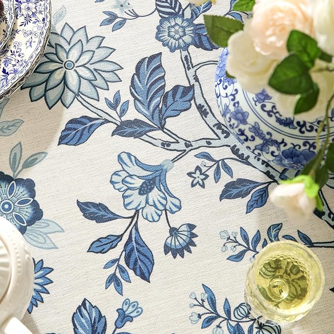 Mediterranean Blue Table Cover