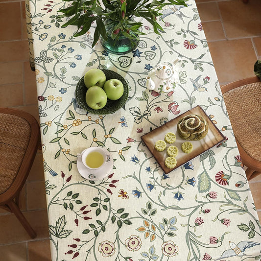 Botanical Print Table Cover