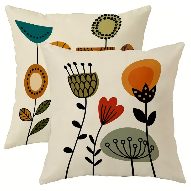 Scandi Bloom Cushion Covers Pack of 2