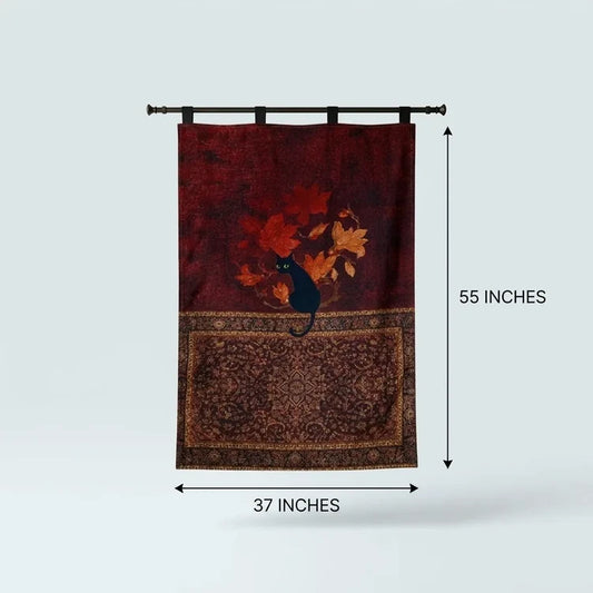 Shadow Cat Wall Hanging Tapestry