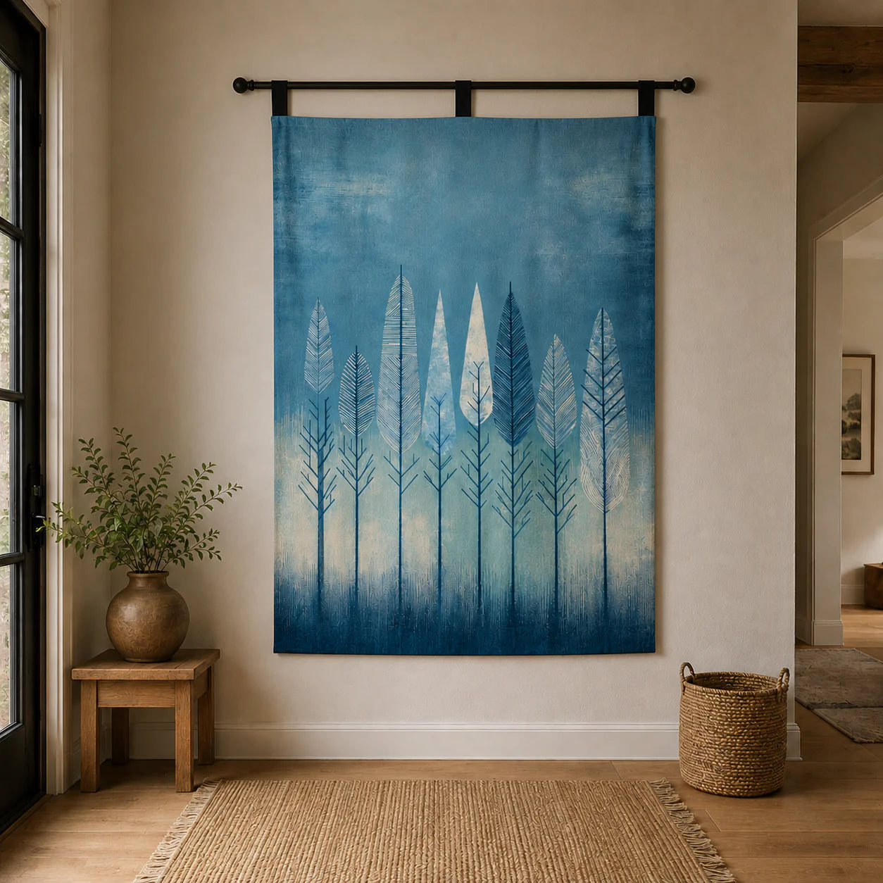 Abstract Axis Wall Hanging Tapestry