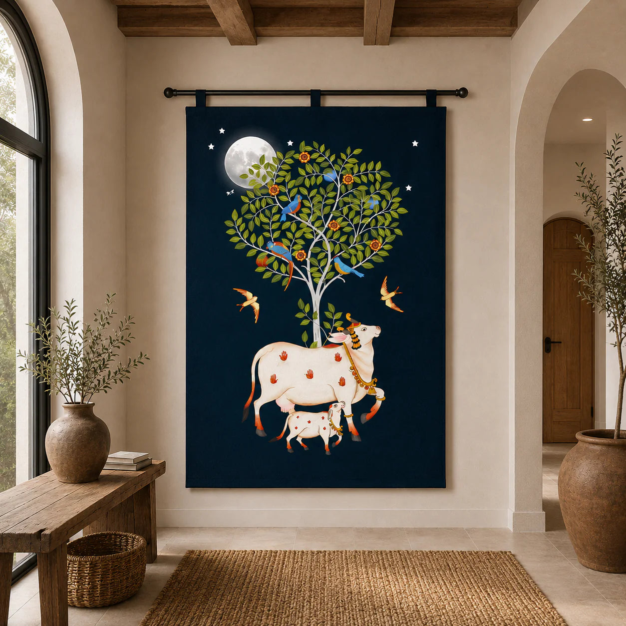 Midnight Devotion Wall Hanging Tapestry