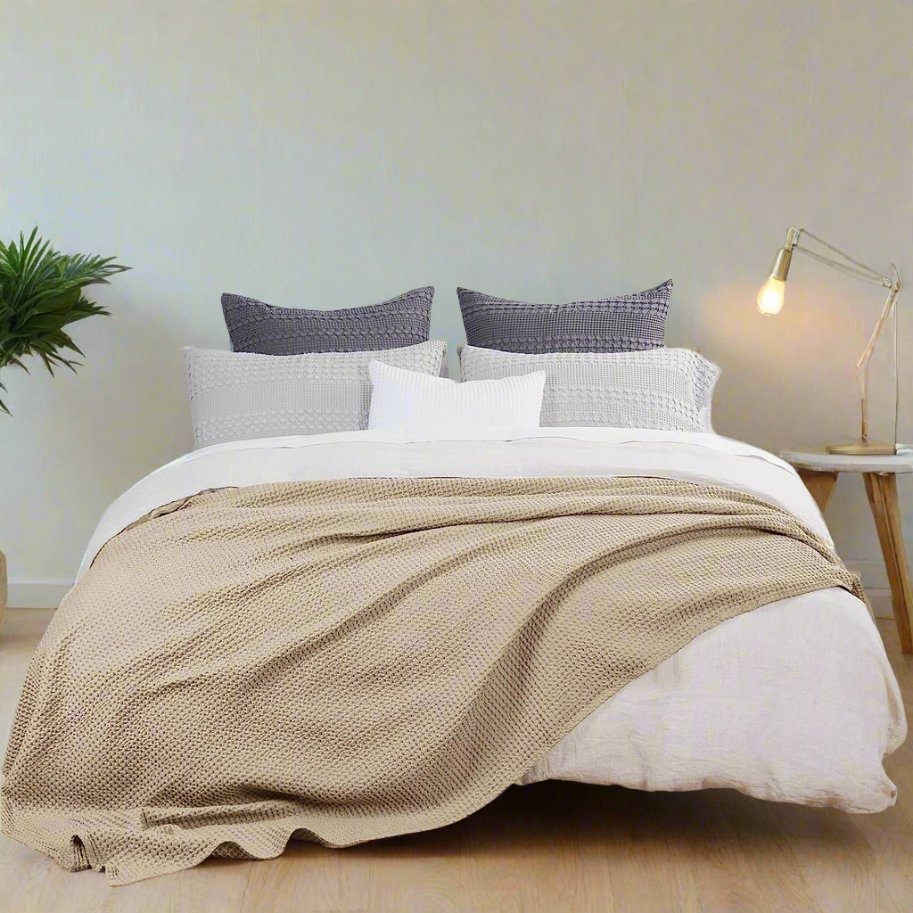 Cotton Waffle Thermal Blanket