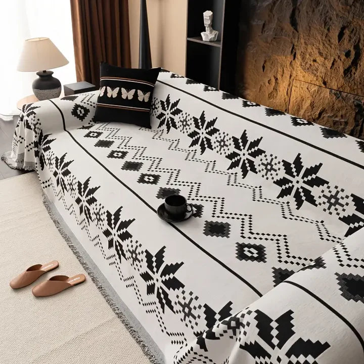 Luxurious Bohemian Style Chenille Sofa Cover