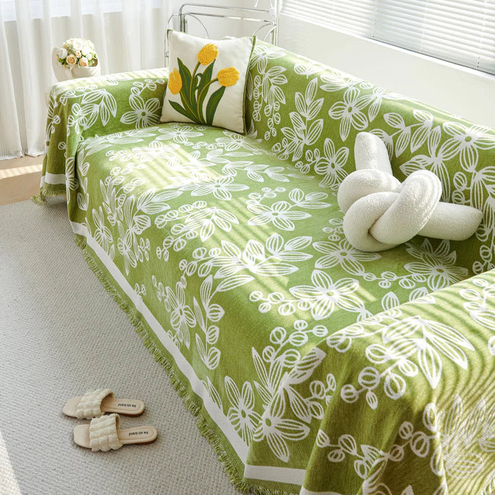 Floral Symphony Sofa Cover
