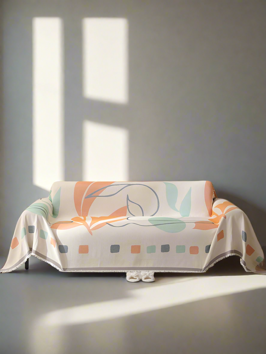 Rich Leaves Sofa Cover