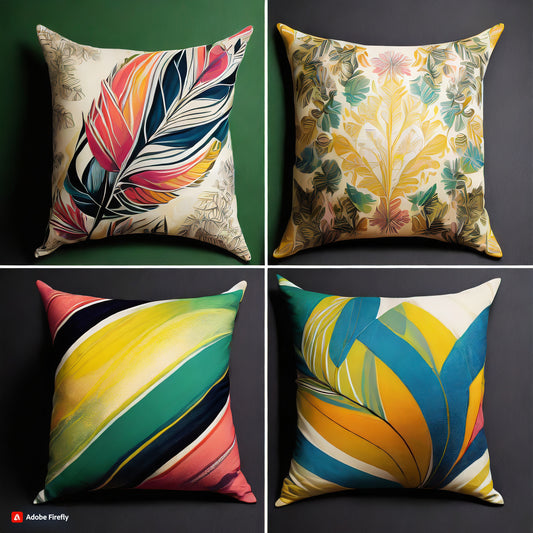 Feather Wing  Cushion Covers Pack of 4