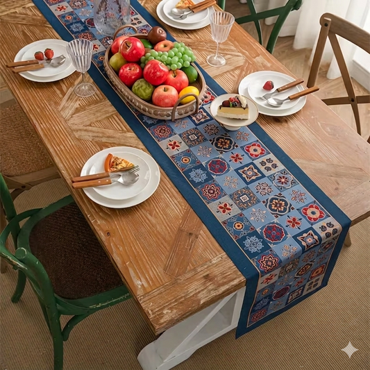 Moroccan Mosaic Table Runner