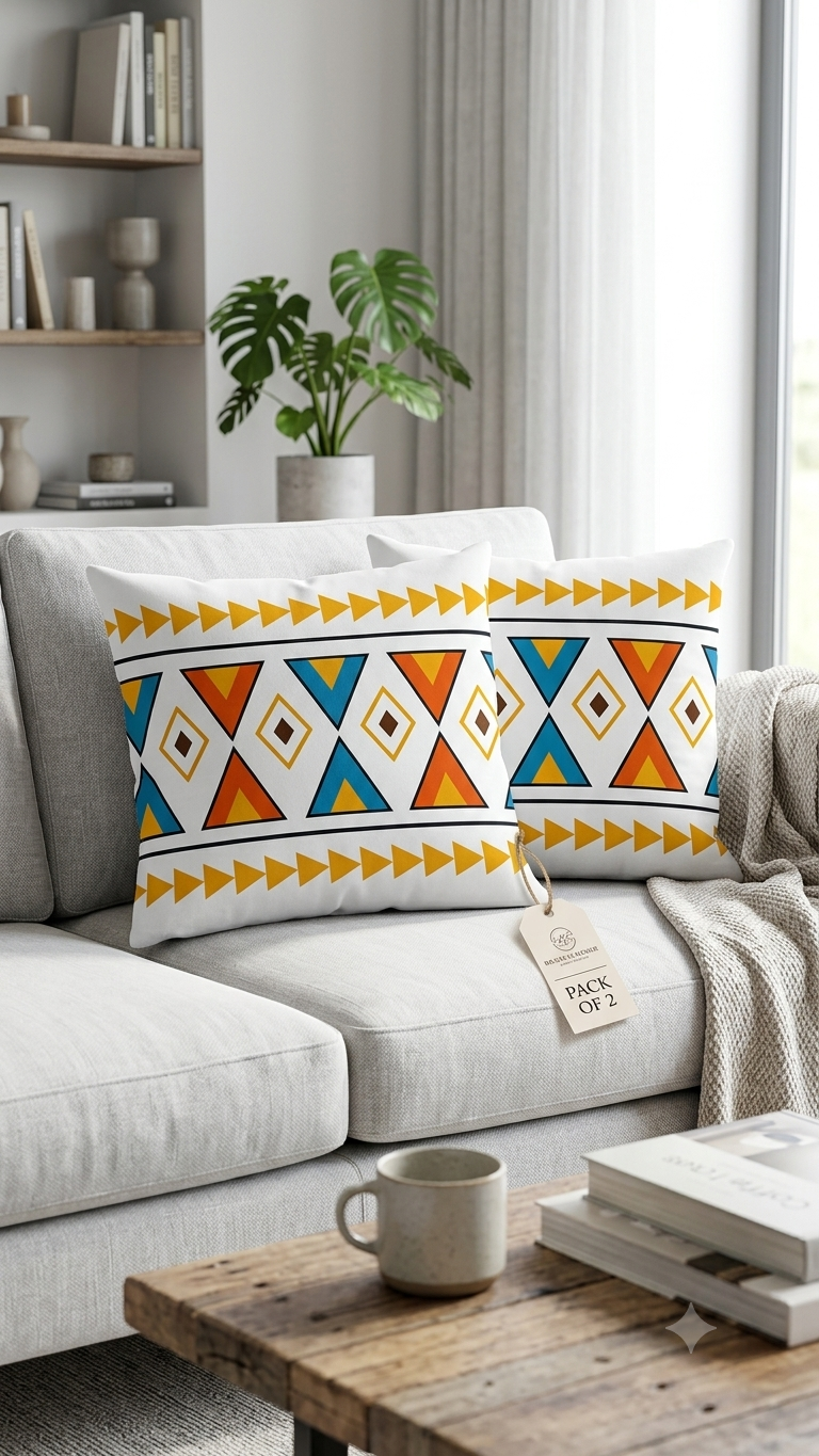Boho Rest Cushion Covers Pack of 2