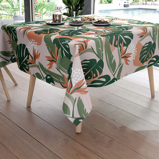 Tropical Terracotta Table Cover