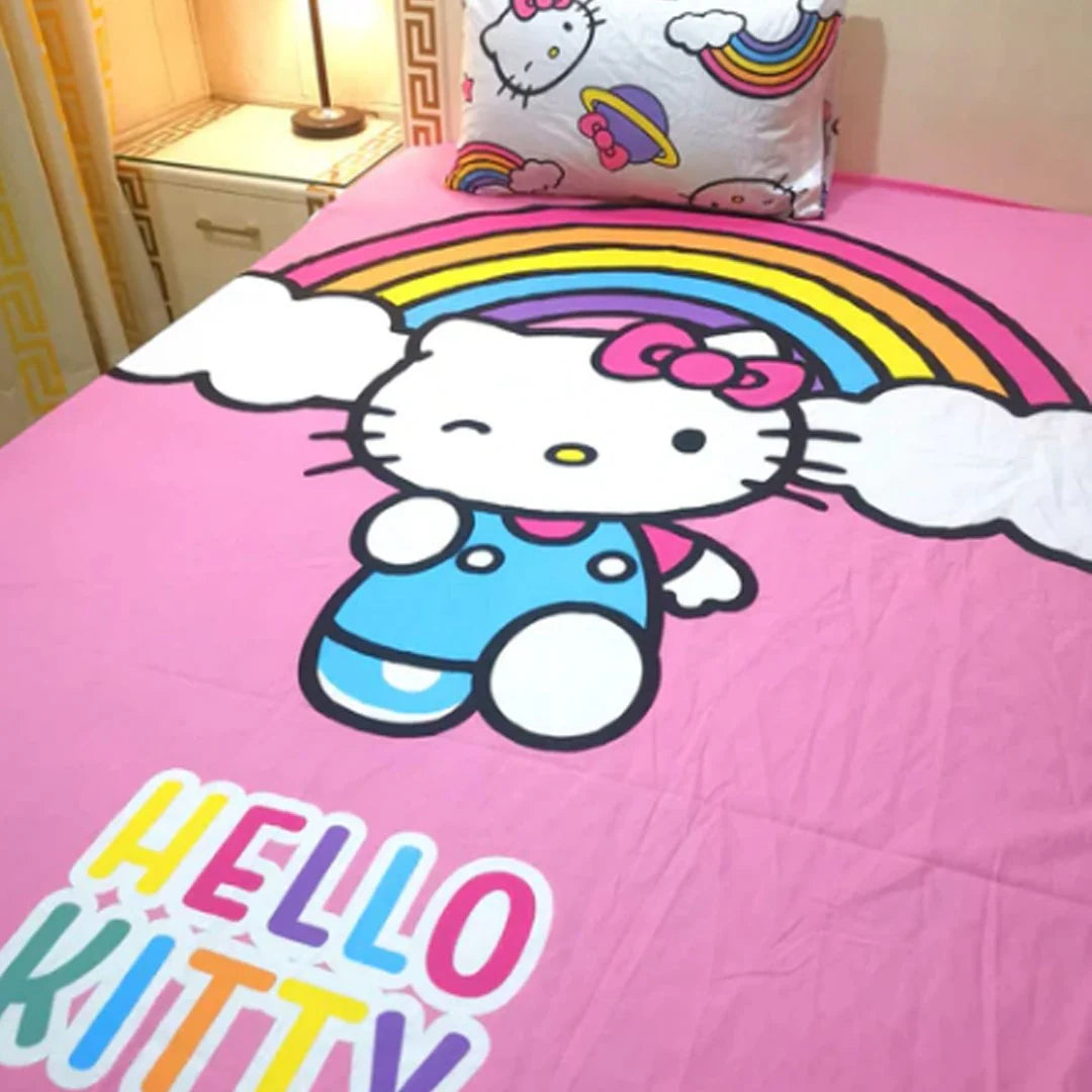 Hello Kitty Kids Single Bed Sheet