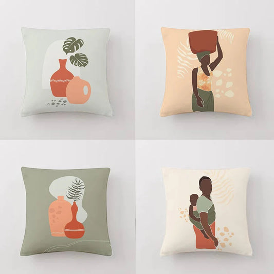 Modern African Cushion Covers Pack of 4