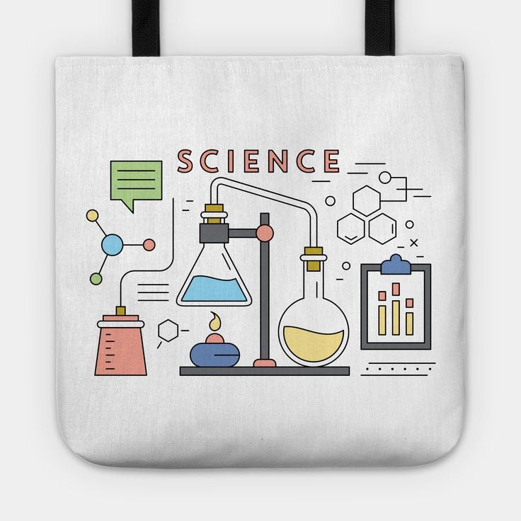 Cute Science Tote Bag